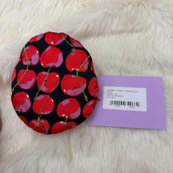 La DoubleJ
cherry-print eye mask and case NWT - Picture 4 of 7